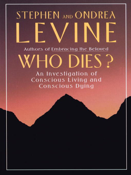Title details for Who Dies? by Stephen Levine - Wait list
